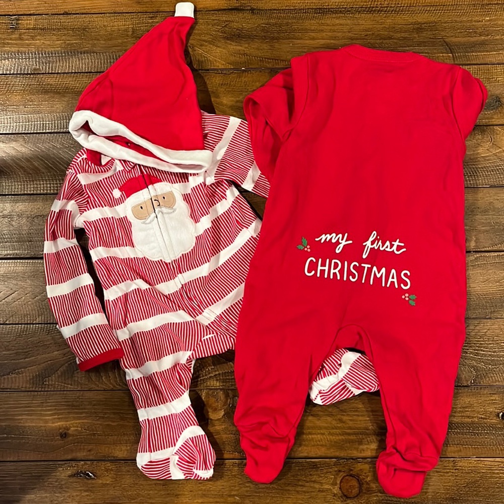 Newborn Christmas Pajamas